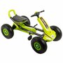 KidsCare - Kart cu pedale si roti gonflabile Driver Kidscare Verde
