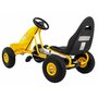 kart cu pedale si roti gonflabile, varsta 3 ani+, 114x59x63 cm, gokart champion - galben - 4