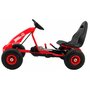 kart cu pedale si roti gonflabile, varsta 3 ani+, 114x59x63 cm, gokart champion - rosu - 3