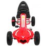 kart cu pedale si roti gonflabile, varsta 3 ani+, 114x59x63 cm, gokart champion - rosu - 10