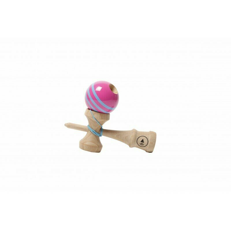 Kendama Europe - Jucarie motrica Pro II K Triple Stripes - Lagoon, Roz