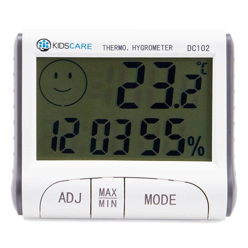 ceas de perete cu termometru si higrometru KidsCare - Termometru si higrometru DC102