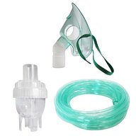 Redline - Kit accesorii pentru aparatele de nebulizare cu compresor NB-6, cu furtun 6 m si masca medie rotativa, recomandat pentru copii mici