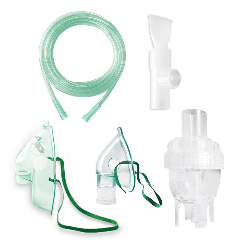 Redline - kit accesorii universale rda009t, pentru aparate aerosoli cu compresor, masca pediatrica, masca adulti, furtun 1.2 m, pahar de nebulizare, piesa bucala