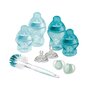 Tommee tippee - Kit de pornire biberoane nou-nascut  Closer to Nature, 0 luni +, Albastru - 3