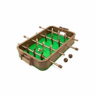 EWA - Kit din lemn de construit Table Footbal, 112 piese, 