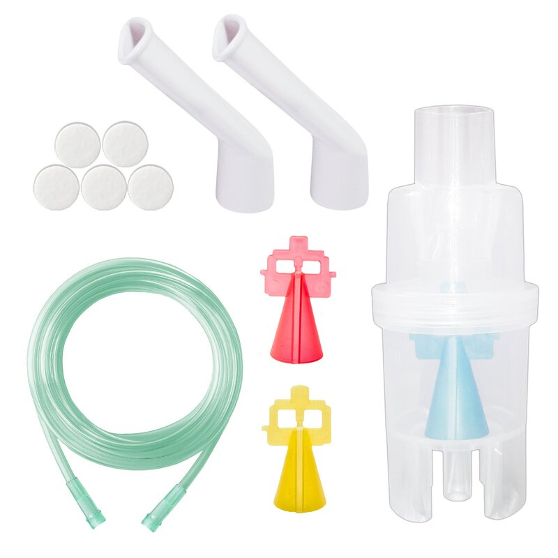 Little doctor - kit nebulizare basic, 3 dispensere, particule variabile, pentru aparate de aerosoli cu compresor
