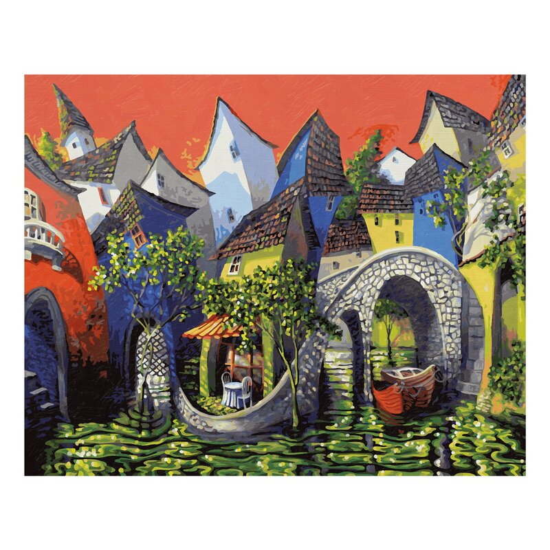 Simba - pictura pe numere holiday memories , schipper, multicolor