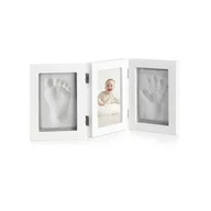 Kit rama foto, Jane, Cu mulaj amprenta manuta si piciorus, White