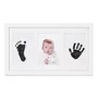 Kit rama foto tripla, Jane, Cu cerneala pentru manuta si piciorus, Non-toxic, White - 5