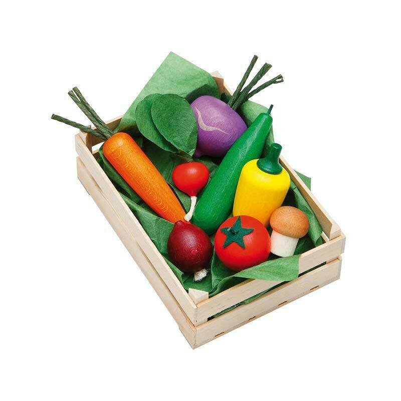 Erzi - ladita legume asortate din lemn,