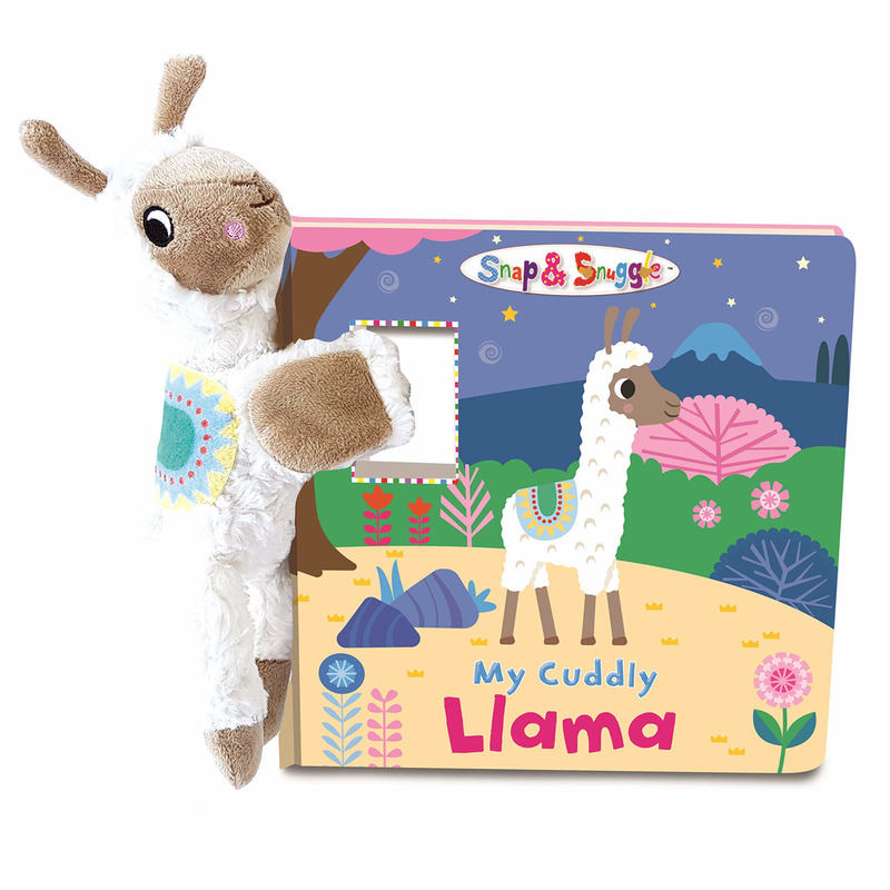 Lama mea dragalasa in cutie - animalut de plus si carticica in limba engleza