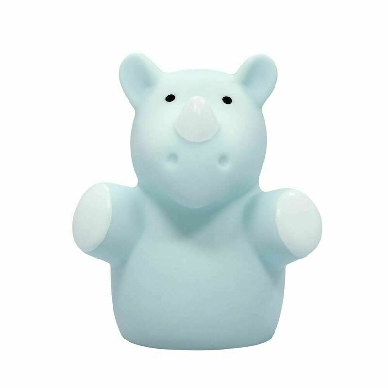 Reer - lampa de veghe cu led, forma rinocer, albastra, lumilu mini zoo rhino, 52343