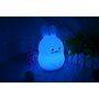 Lampa de veghe, FreeON, Silicon moale, Cu telecomanda si cablu USB, Cu 9 culori diferite si cronometru, Owl - 11