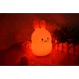 Lampa de veghe, FreeON, Silicon moale, Cu telecomanda si cablu USB, Cu 9 culori diferite si cronometru, Owl - 14