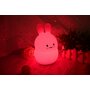 Lampa de veghe, FreeON, Silicon moale, Cu telecomanda si cablu USB, Cu 9 culori diferite si cronometru, Rabbit - 6