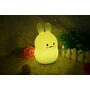 Lampa de veghe, FreeON, Silicon moale, Cu telecomanda si cablu USB, Cu 9 culori diferite si cronometru, Rabbit - 8