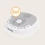 Lampa de veghe, Lionelo, BabyNap, 2 in 1, Wireless, Cu sunete si melodii de leagan, Cu 11 culori si 3 niveluri de luminozitate, Cu functie de redare si inregistrare batai inima, Alb - 32
