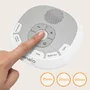 Lampa de veghe, Lionelo, BabyNap, 2 in 1, Wireless, Cu sunete si melodii de leagan, Cu 11 culori si 3 niveluri de luminozitate, Cu functie de redare si inregistrare batai inima, Alb - 37