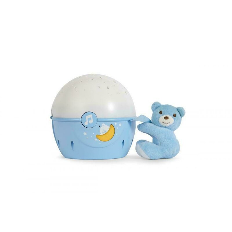 Chicco - lampa muzicala aproape de stele, bleu, 0luni+