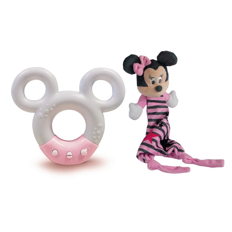 Clementoni - lampa de veghe muzicala, cu proiector minnie mouse