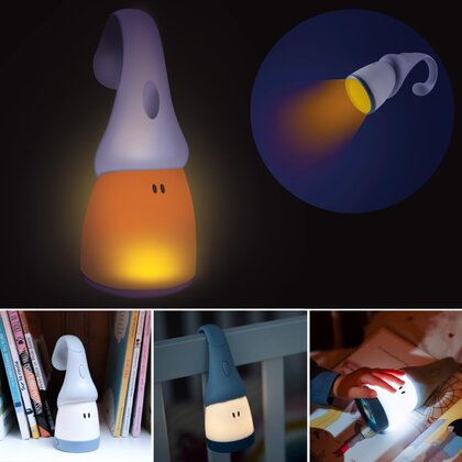 Beaba - Lampa portabila 2 in 1  Pixie Torch Light Blue