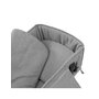 Landou portabil, Jane, Montare in carucior, Cu manere, Cu salteluta 95% materiale reciclate cu protectie UPF50, 67x29.5x43 cm, 0-9 Kg, Dim Grey - 4