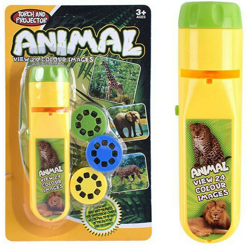 Bambinice - proiector lanterna cu 3 diapozitive animale