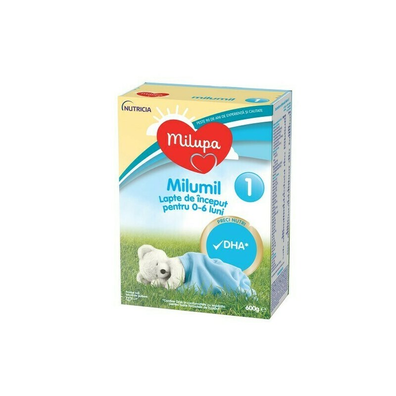 Nutricia - lapte praf milumil 1 0-6 luni, 600 gr