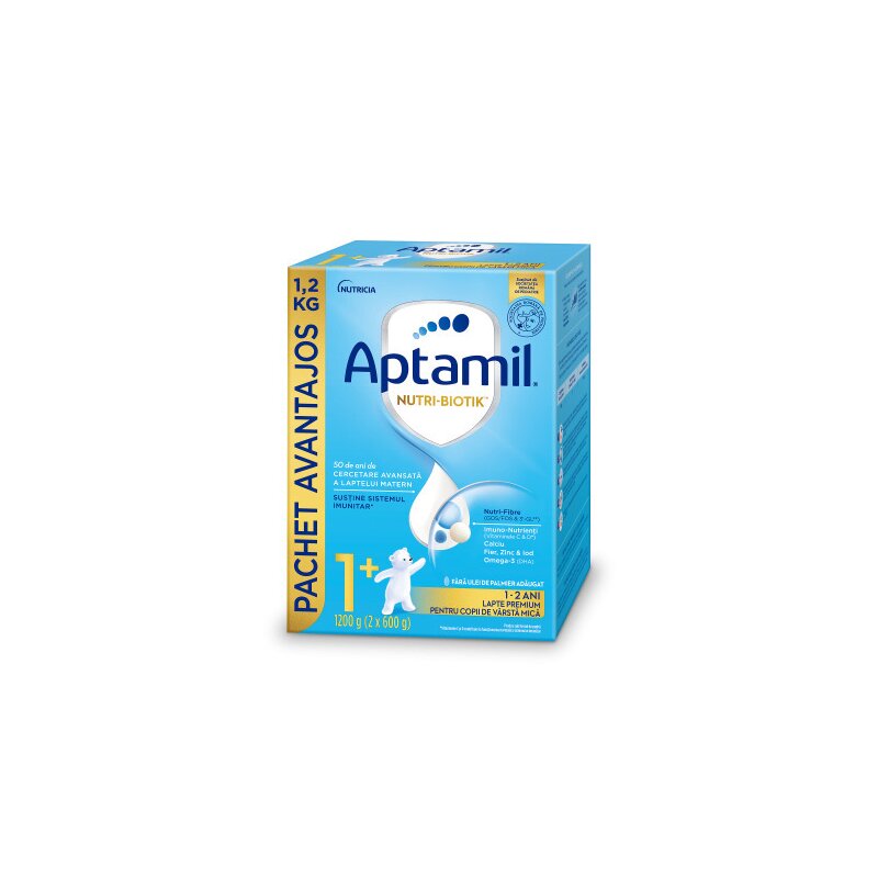 Nutricia - Lapte praf Aptamil Junior 1+ 1200 gr, 12luni+