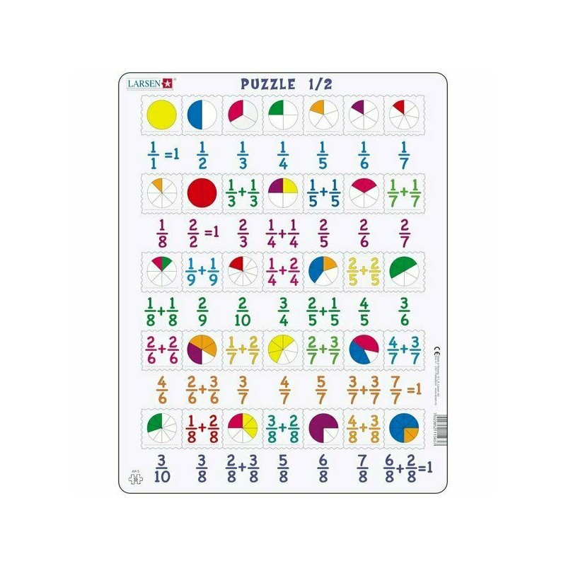 Larsen - Puzzle Fractii 35 Piese