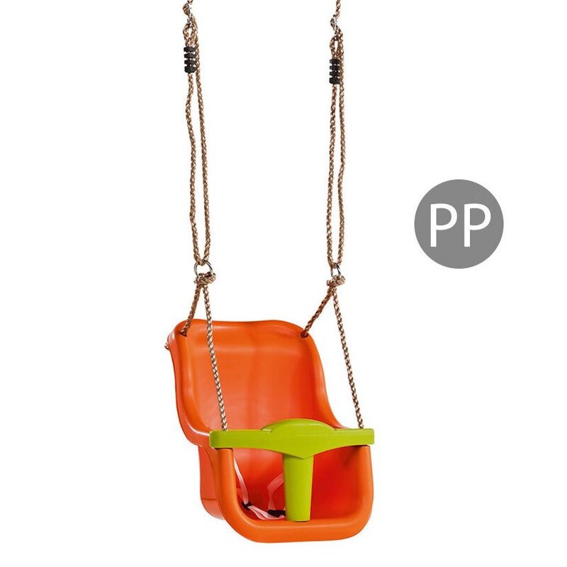 Kbt - leagan baby seat luxe, orange/lime green, franghie pp 10