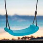 Leagan, Dice, Swing Seat, Fara spatar, Cu franghie PP, Cu inaltime reglabila pana la 240 cm, Pana la 70 kg, 3 ani+, Turquoise - 2