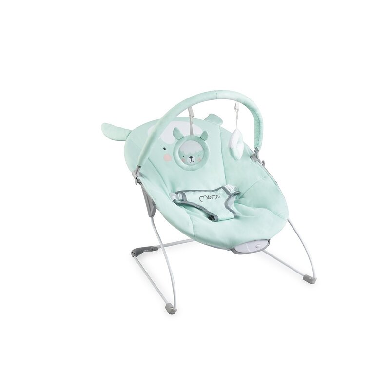Momi - Leagan Glossy Lama Cu vibratii, Cu melodii, Cu bara detasabila, 53x49 cm