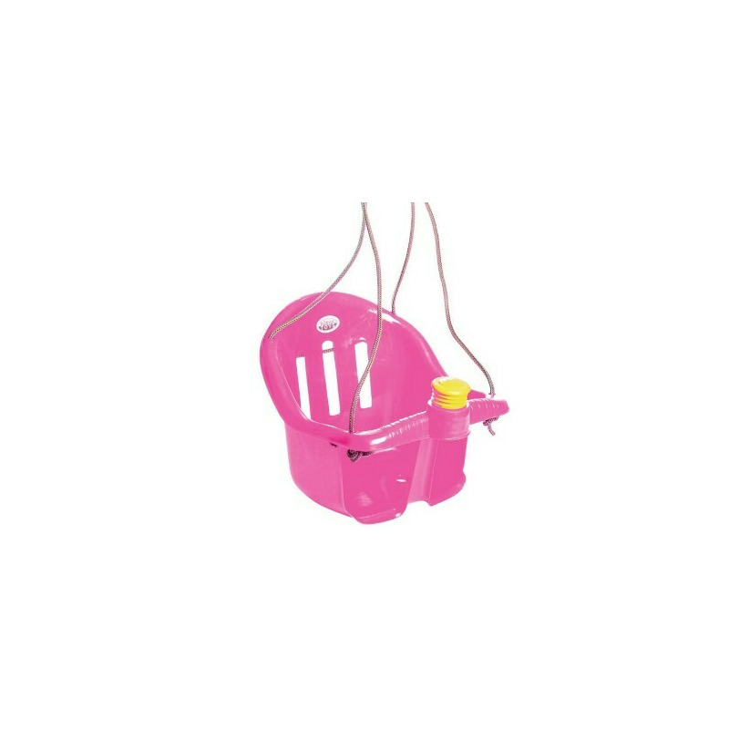 Leagan interior/exterior, de gradina sau curte, pentru copii, roz, 72x42x36cm