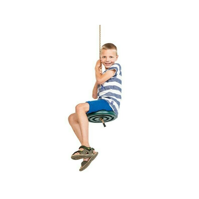 Kbt - leagan monkey rotund din plastic, verde