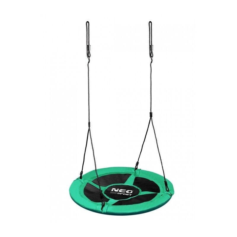 Neo sport - leagan de gradina xxl , tip cuib, diametru 95 cm, verde