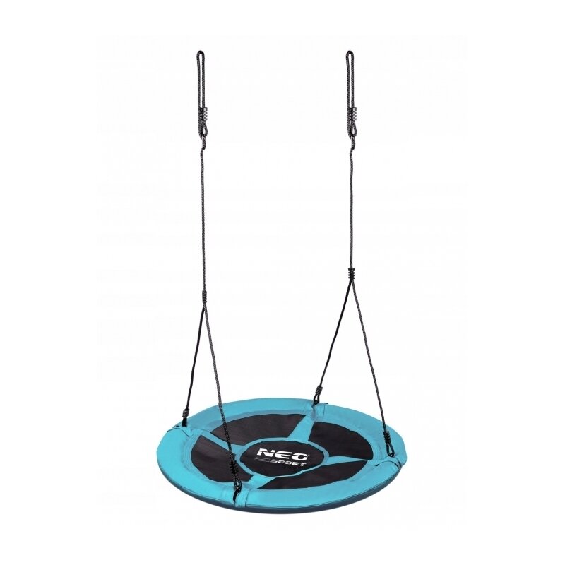 Neo sport - leagan de gradina xxl , tip cuib, diametru 95 cm, turcoaz