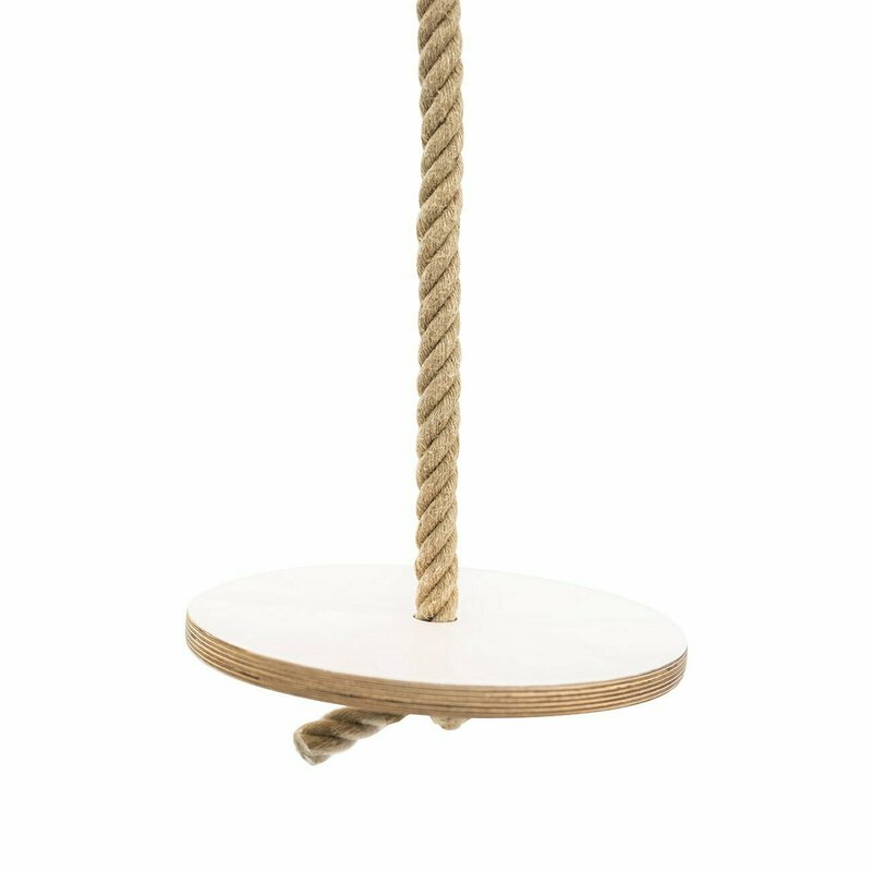 Leg&go - leagan de gradina tip disc din lemn, roz