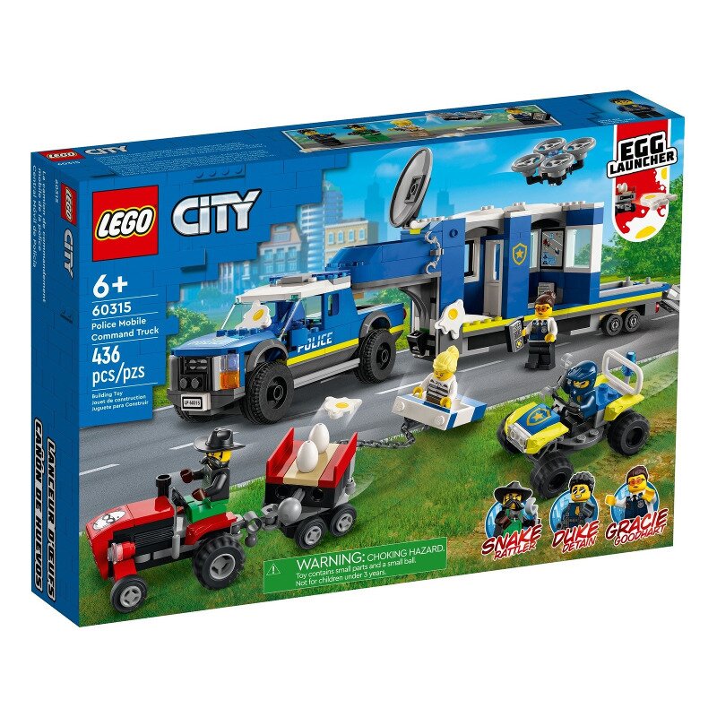 Lego - city masina centru de comanda mobil al politiei 60315