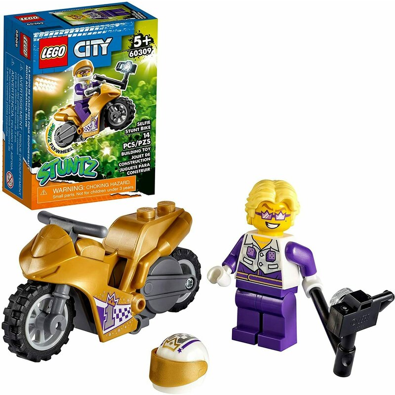 Lego - city motocicleta de cascadorie pentru selfie 60309