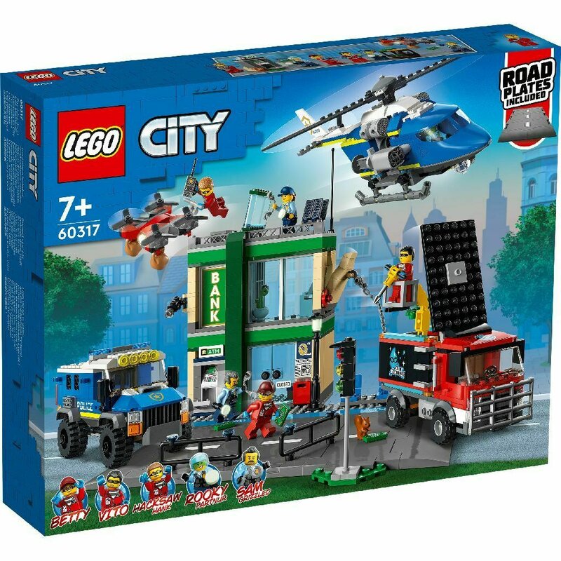 Lego - city politia in urmarire la banca 60317