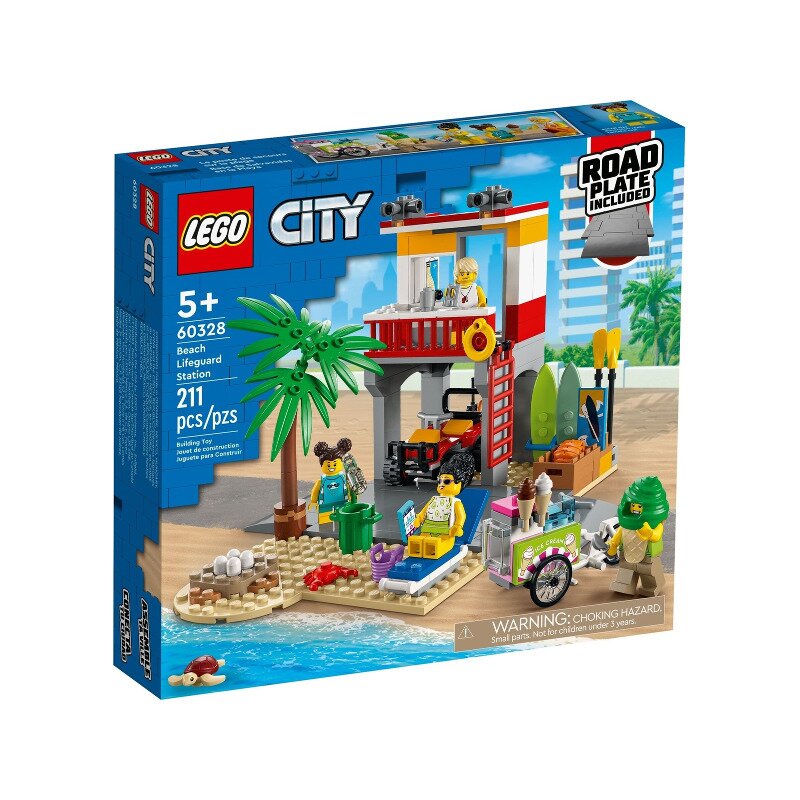 Lego - city postul de salvamar de pe plaja 60328
