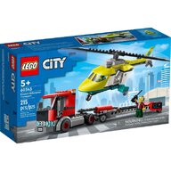 Lego - CITY TRANSPORTUL ELICOPTERULUI DE SALVARE 60343