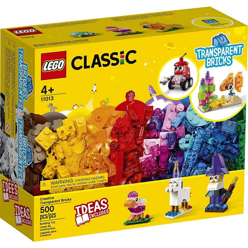 Lego - classic caramizi transparente creative 11013