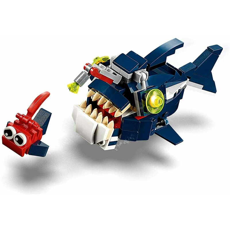 Lego - set de constructie creaturi marine din adancuri , ® creator , 3 in 1, multicolor