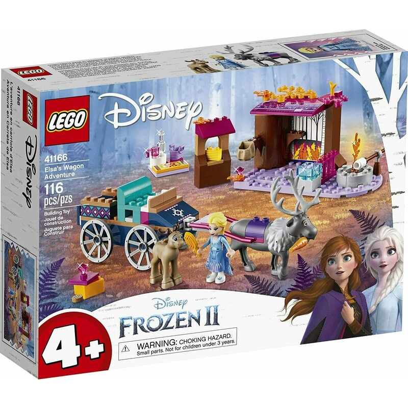 Lego - disney frozen ii aventura elsei cu trasura 41166