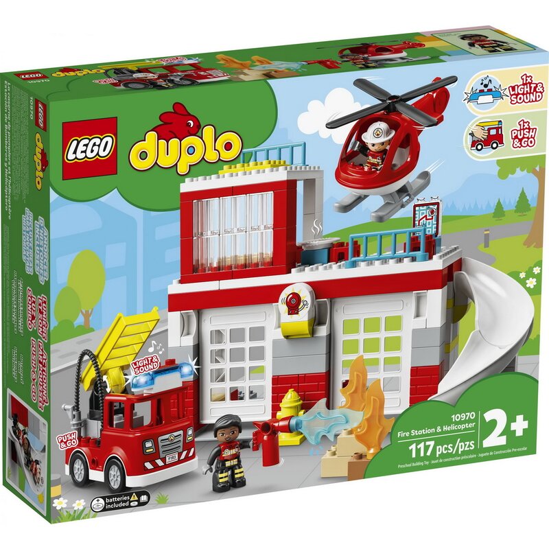 Lego - duplo statia de pompieri si politie 10970