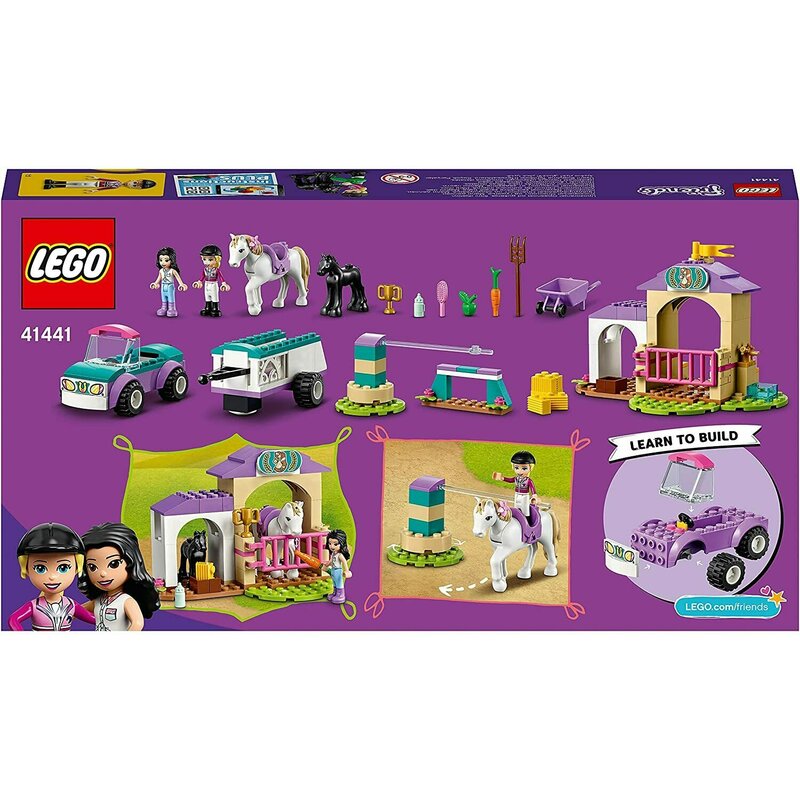 Lego - friends dresaj de cai si remorca 41441