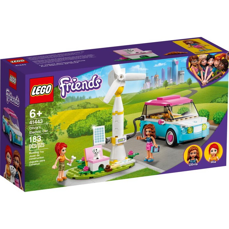 Lego - friends masina electrica a oliviei 41443